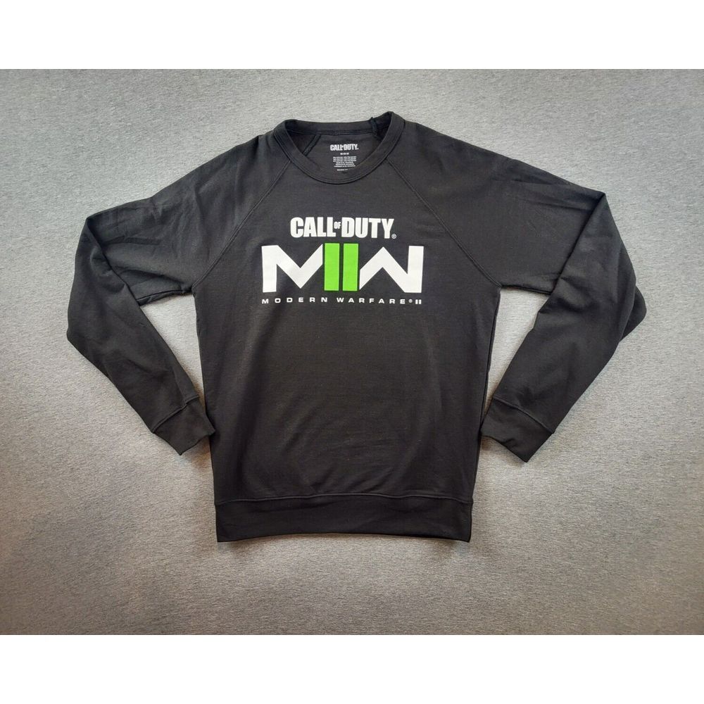 Call of Duty: Modern Warfare II Wordmark Black Mens Sweatshirt Sz. Med. Licensed